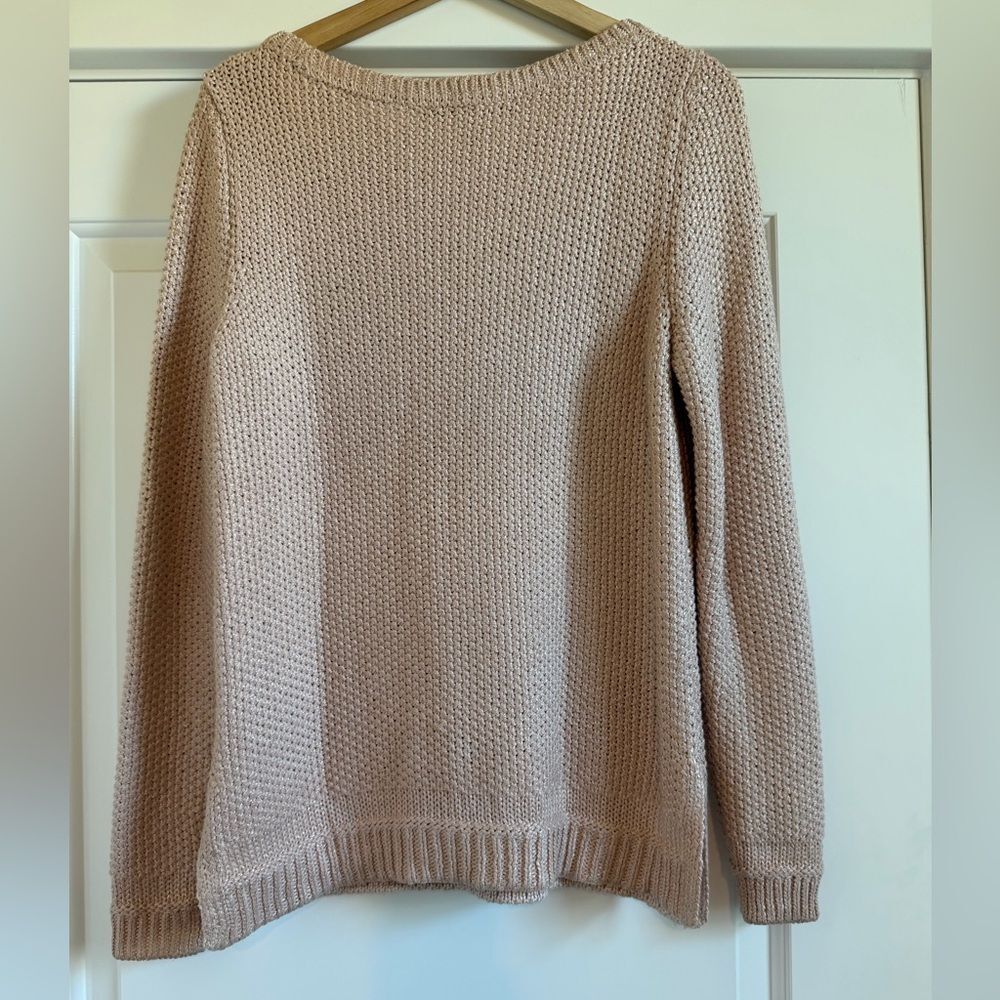 White House Black Market Blush Pink Sweater - Picture 5 of 6